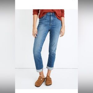 Madewell High Rise Slim Boyjean